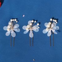 Retro Simple Style Classic Style Round Flower Alloy Hairpin main image 4