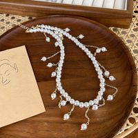 Simple Style Classic Style Round Imitation Pearl Beaded Women's Necklace main image 4