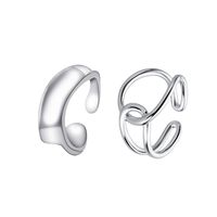 Fashion Rings For Women Korean Hollow Five-pointed Geometric Three-piece Ring sku image 27