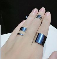 Koreanische Version Des Hohlen Fünfeckigen Geometrischen Dreiteiligen Rings Mode Legierung Sset Gelenk Ring Retro Mode Ring sku image 20