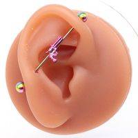 1 Piece Simple Style Classic Style Rose Floral Plating Inlay Stainless Steel Copper Rhinestones Zircon White Gold Plated Gold Plated Ear Studs main image 7