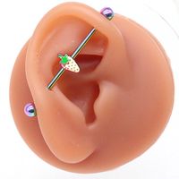 1 Piece Simple Style Classic Style Rose Floral Plating Inlay Stainless Steel Copper Rhinestones Zircon White Gold Plated Gold Plated Ear Studs main image 6