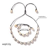 Wholesale Hawaiian Shell Polyester Shell Bracelets Necklace main image 8