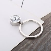 Simple Style Classic Style Heart Shape Stainless Steel Plating 18k Gold Plated Keychain main image 3