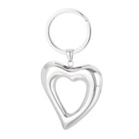 Simple Style Classic Style Heart Shape Stainless Steel Plating 18k Gold Plated Keychain sku image 3