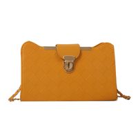 Women's Pu Leather Solid Color Vintage Style Square Magnetic Buckle Shoulder Bag Crossbody Bag sku image 3