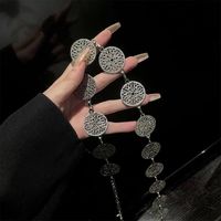 Elegant Retro Commute Round Alloy Women's Waist Chain main image 5