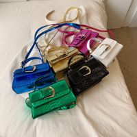 Women's Pu Leather Solid Color Elegant Square Magnetic Buckle Handbag main image 1