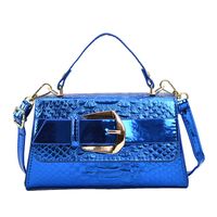 Women's Pu Leather Solid Color Elegant Square Magnetic Buckle Handbag sku image 5