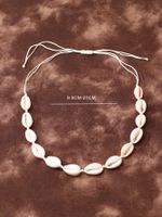 Vacation Solid Color Shell Women's Necklace sku image 1