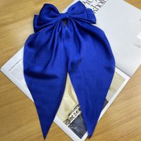 Women's Elegant Lady Solid Color Bow Knot Cloth Hair Clip sku image 18