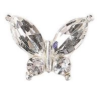 Sweet Butterfly Rhinestone Nail Decoration Accessories 1 Piece sku image 1
