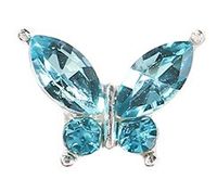 Sweet Butterfly Rhinestone Nail Decoration Accessories 1 Piece sku image 2