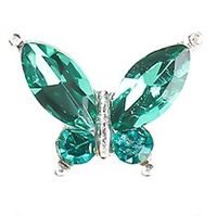 Sweet Butterfly Rhinestone Nail Decoration Accessories 1 Piece sku image 3