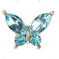 Sweet Butterfly Rhinestone Nail Decoration Accessories 1 Piece sku image 8