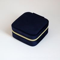 Casual Simple Style Solid Color Cloth Jewelry Boxes sku image 9