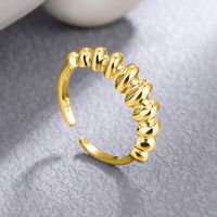 Lady Simple Style Circle Sterling Silver Plating Open Rings main image 1