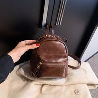 Solid Color School Daily Shopping Women's Backpack main image 4