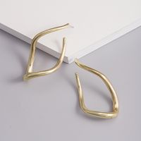 Wholesale Jewelry Simple Style Solid Color Alloy Gold Plated Silver Plated Plating Ear Studs main image 2