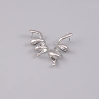 1 Piece Simple Style Commute Spiral Plating Alloy Gold Plated Silver Plated Ear Studs sku image 1