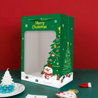 Christmas Cute Christmas Tree Snowman Paper Party Gift Bags sku image 5