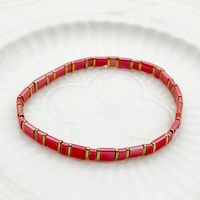 Casual Simple Style Commute Square Plastic Seed Bead Bracelets In Bulk main image 4