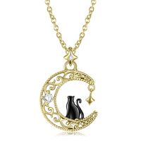 Sweet Cat Sterling Silver Necklace main image 1