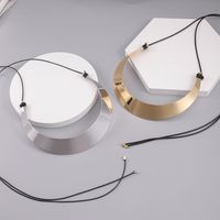 Exaggerated Streetwear Semicircle Alloy Zinc Alloy Plating Gold Plated Silver Plated Women's Choker main image 1