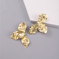 1 Pair Simple Style Classic Style Flower Plating Alloy Silver Plated Ear Studs main image 5