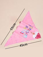 Cute Polyester Birthday Cartoon Letter Pet Scarf Pet Tire sku image 2