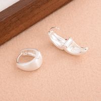 1 Pair Simple Style U Shape Plating Copper Silver Plated Ear Clip main image 2