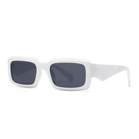 Basic Simple Style Solid Color Leopard Resin Oval Frame Full Frame Women's Sunglasses sku image 4