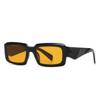 Basic Simple Style Solid Color Leopard Resin Oval Frame Full Frame Women's Sunglasses sku image 5