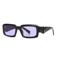 Basic Simple Style Solid Color Leopard Resin Oval Frame Full Frame Women's Sunglasses sku image 6