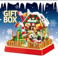 Christmas Tree Music Box Assembling Puzzle Building Blocks Toys sku image 11