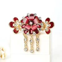 Vintage Style Butterfly Alloy Plating Inlay Rhinestones Hair Clip sku image 8