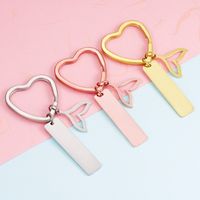 IG Style Simple Style Fish Tail Stainless Steel Polishing Plating None 18K Gold Plated Bag Pendant Keychain main image 1