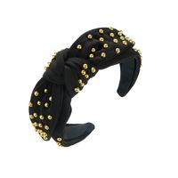Elegant Irregulär Einfarbig Tuch Inlay Perlen Haarband sku image 1