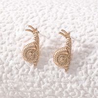 Souhaite  Nouvelle Feuille Spirale Personnalité Rotation Romain Ornement Boucles D'oreilles Pour Les Femmes sku image 6