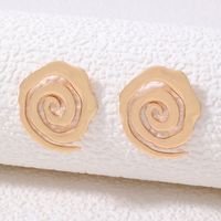 Neue Produkte Blätter Spirale Persönlichkeit Rotierende Römische Ohrringe Blatt Ohrringe Schmuck Frauen sku image 10