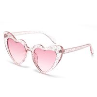 Sweet Color Block Pc Heart Shape Diamond Full Frame Glasses main image 3