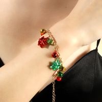 Vintage Style Flower Bell Alloy Plating Christmas Women's Jewelry Set main image 2