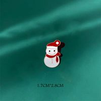 Süß Zeichentrickfigur Weihnachtsmann Elch Zinklegierung Überzug Unisex Broschen sku image 6