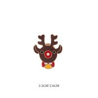 Cute Cartoon Character Santa Claus Elk Zinc Alloy Plating Unisex Brooches sku image 7