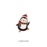 Süß Zeichentrickfigur Weihnachtsmann Elch Zinklegierung Überzug Unisex Broschen sku image 10