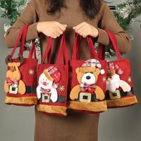 Christmas Cute Streetwear Christmas Tree Santa Claus Elk Cloth Party Festival Gift Bags main image 5