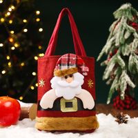 Christmas Cute Streetwear Christmas Tree Santa Claus Elk Cloth Party Festival Gift Bags sku image 10