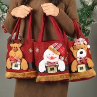 Christmas Cute Streetwear Christmas Tree Santa Claus Elk Cloth Party Festival Gift Bags main image 4