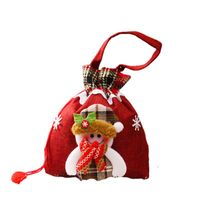 Christmas Cute Streetwear Christmas Tree Santa Claus Elk Cloth Party Festival Gift Bags main image 2