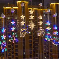 Weihnachten Cartoon-stil Einfacher Stil Koreanische Art Stern Mond Pvc Gruppe Beleuchtung main image 4